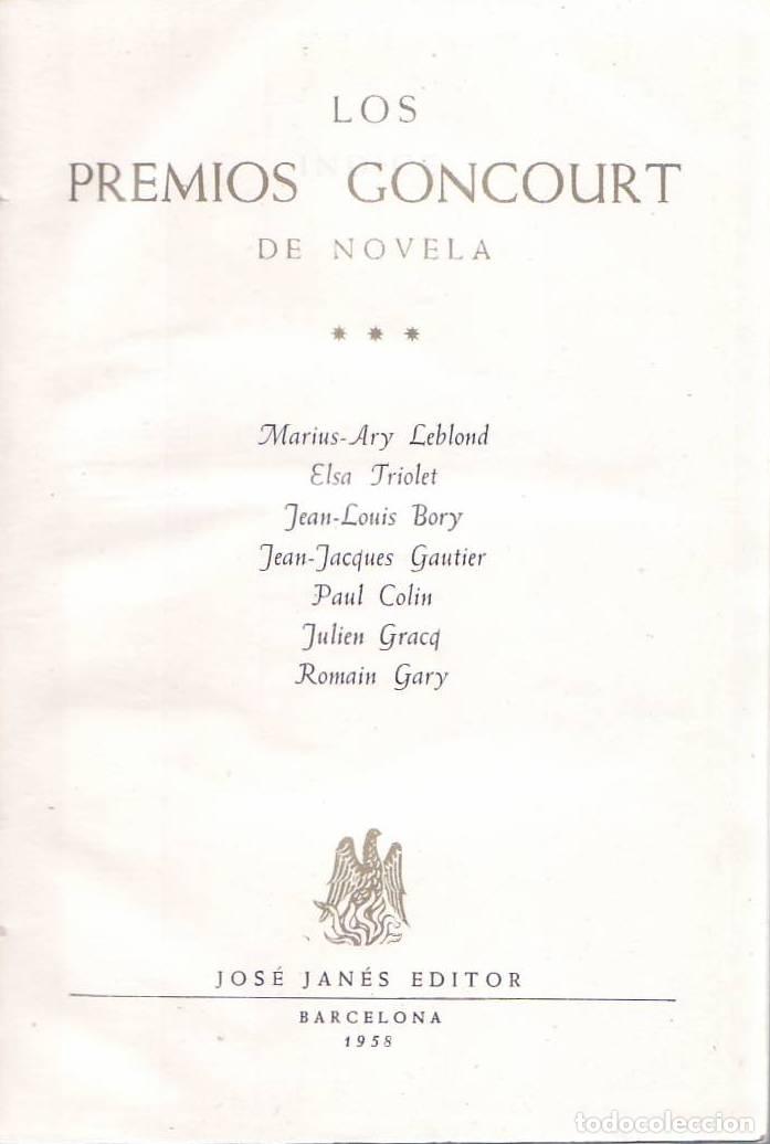 Libri di seconda mano: VV. AA.- - LOS PREMIOS GONCOURT DE NOVELA, tomo III