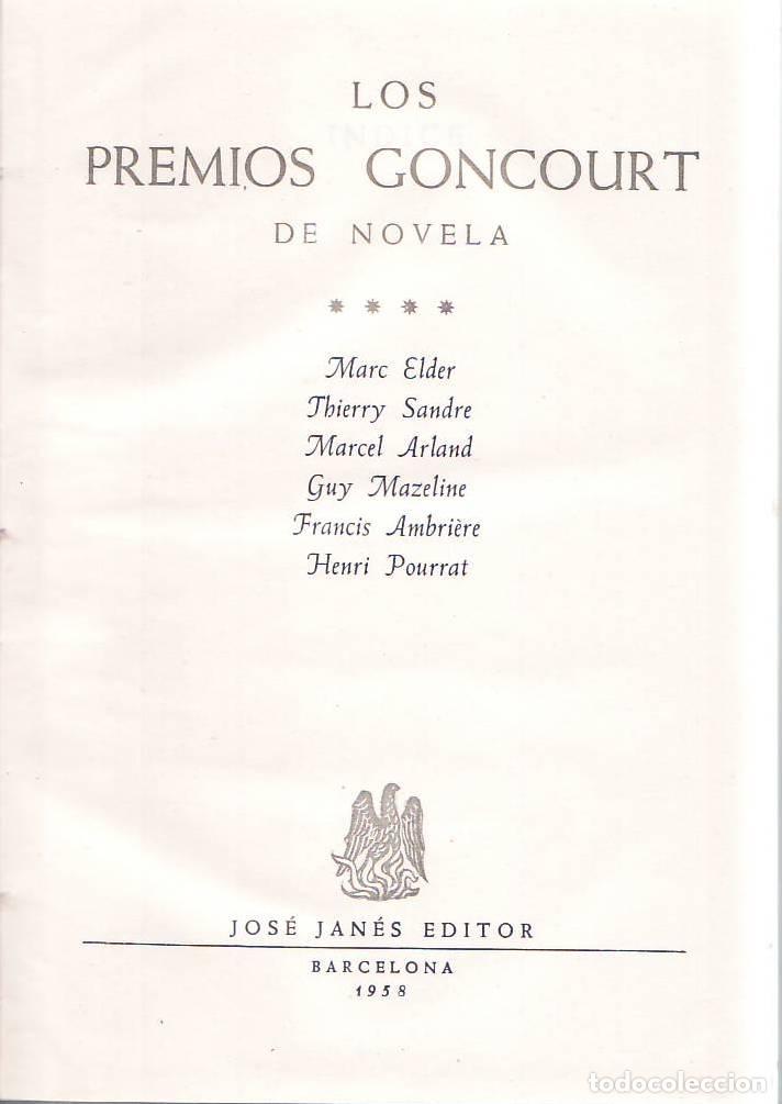 Libri di seconda mano: VV. AA.- - LOS PREMIOS GONCOURT DE NOVELA, tomo IV