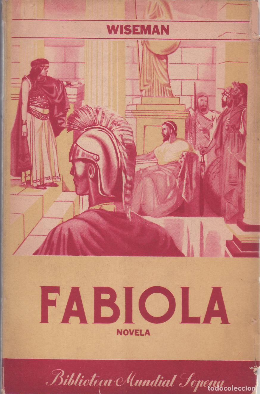 Livros em segunda m&atilde;o: WISEMAN, Cardenal.- - Fabiola o la iglesia de las catacumbas (Novela).