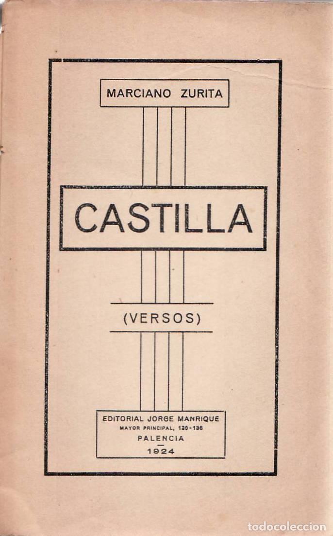 B&uuml;cher: ZURITA, Marciano.- - Castilla. Versos.