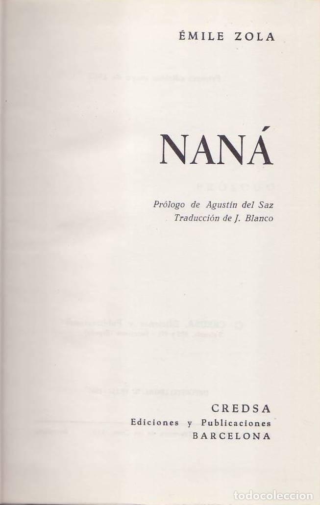 Livros em segunda m&atilde;o: ZOLA, &Eacute;mile.- - Nan&aacute;.