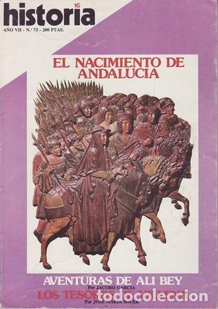 Libri di seconda mano: VV. AA.- - Historia 16. A&ntilde;o VII. N&ordm; 73. El nacimiento de Andaluc&iacute;a.