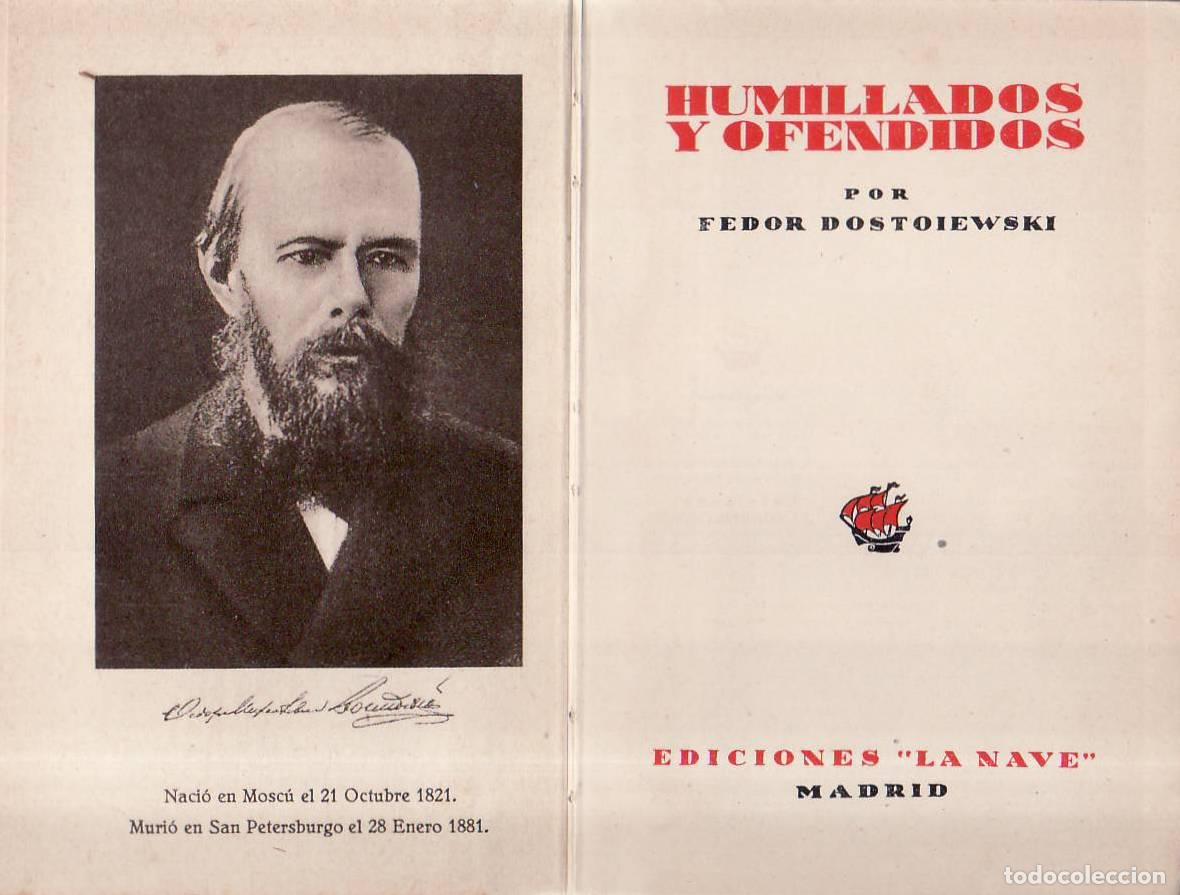 Libri di seconda mano: DOSTOIEWSKI, Fedor.- - Humillados y ofendidos.