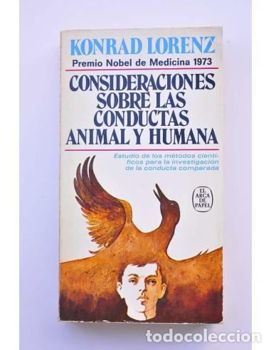 Libros: Consideraciones sobre las conductas animal y humana - LORENZ, Konrad