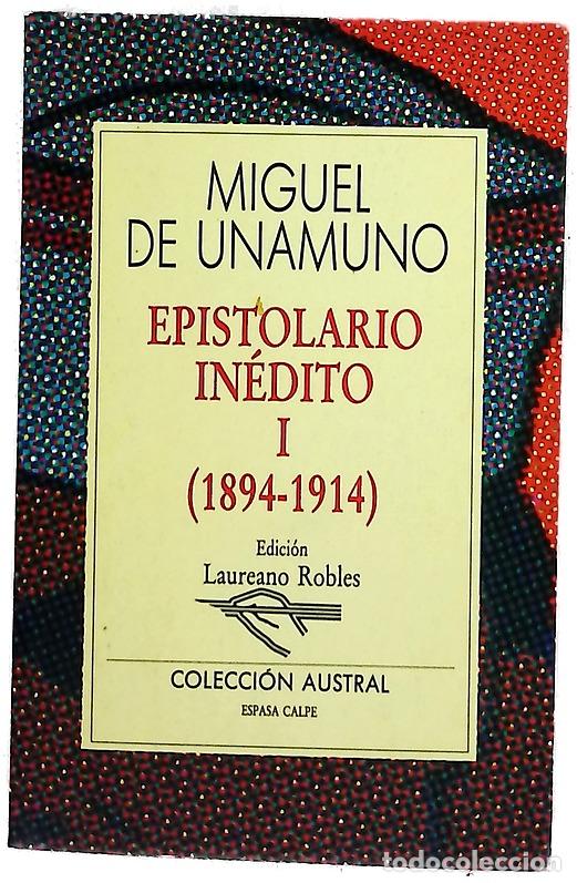 Libros: Epistolario inédito I (1894-1914)