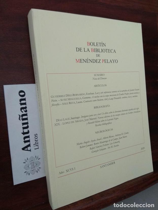 Libri di seconda mano: Boletin de la biblioteca de Men&eacute;ndez Pelayo. Art&iacute;culos