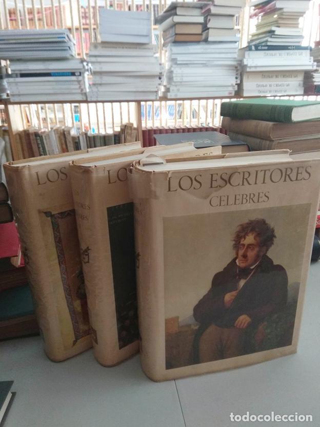 Libros: Los escritores celebres (tres tomos)