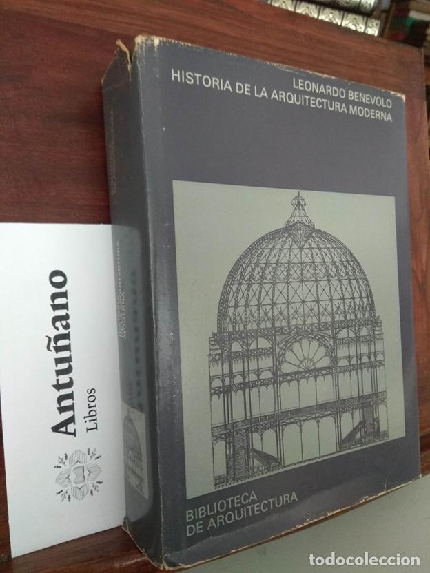 Livros em segunda m&atilde;o: Biblioteca de arquitectura. Leonardo Benevolo Historia de la Arquitectura Moderna