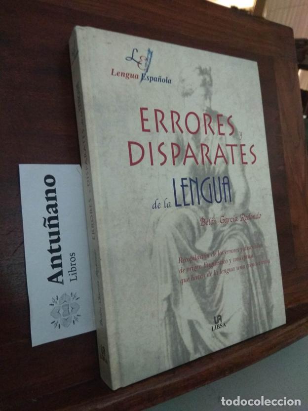 Libri di seconda mano: Errores y disparates de la lengua