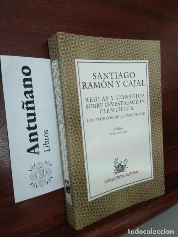 B&uuml;cher: Reglas y consejos sobre investigaci&oacute;n cient&iacute;fica. Los t&oacute;nicos de la voluntad