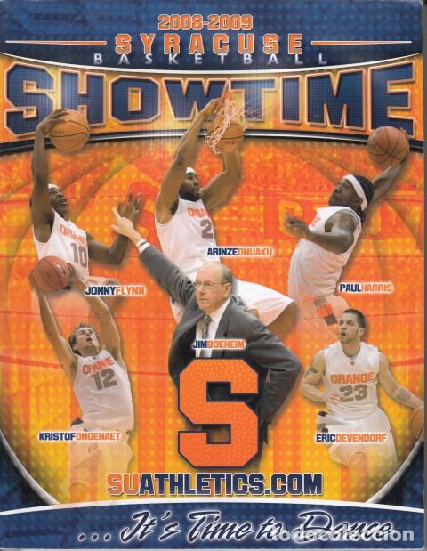 books: 2008-2009 Syracuse Basketball. Showtime - MOORE, PETE (EDITOR)