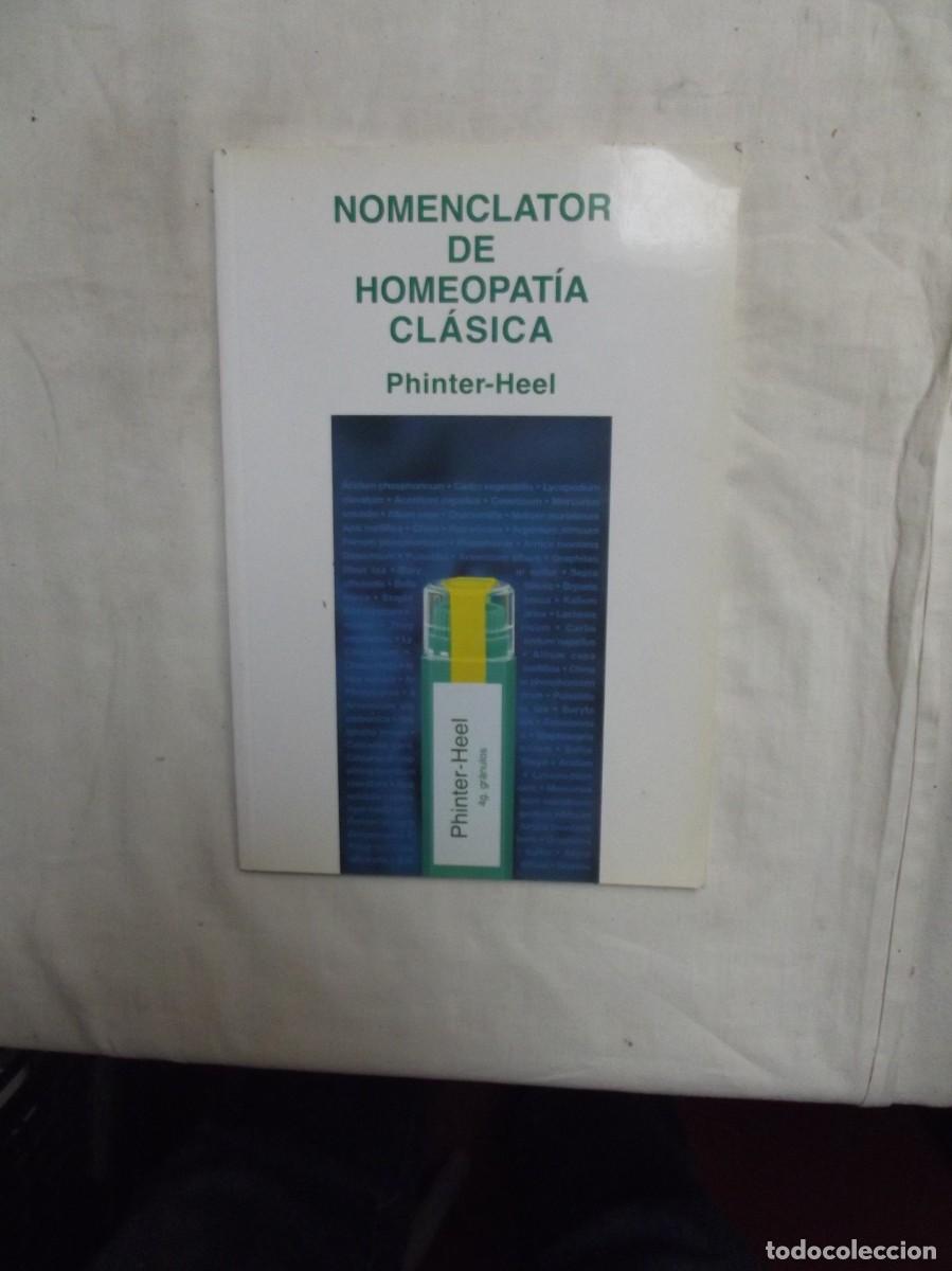 Libros: NOMENCLATOR DE HOMEOPAIA CLASICA POR PHINTER HEEL