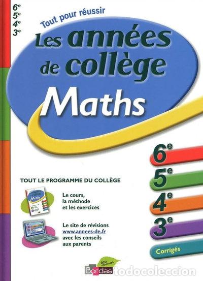 B&uuml;cher: Les ann&eacute;es de coll&egrave;ge Maths- 9782047313893