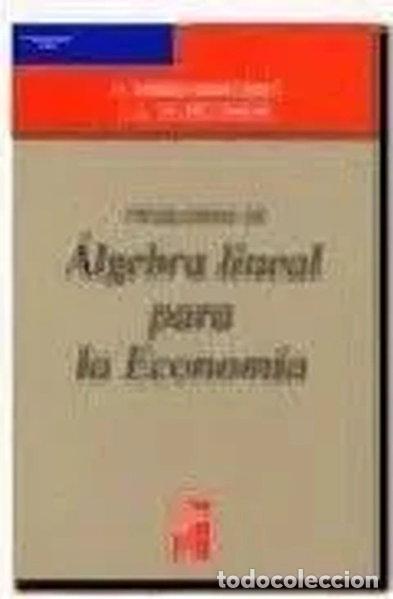 B&uuml;cher: Problemas de &aacute;lgebra lineal para la econom&iacute;a- 9788472881105