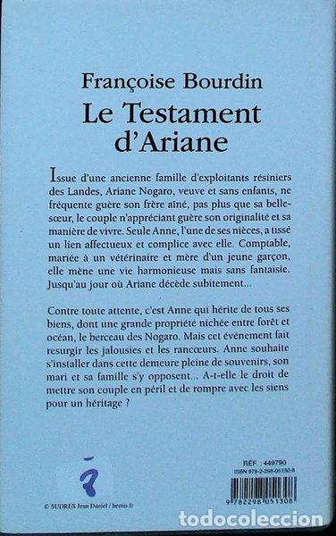 Libros: Le testament d'Ariane- 9782298051308
