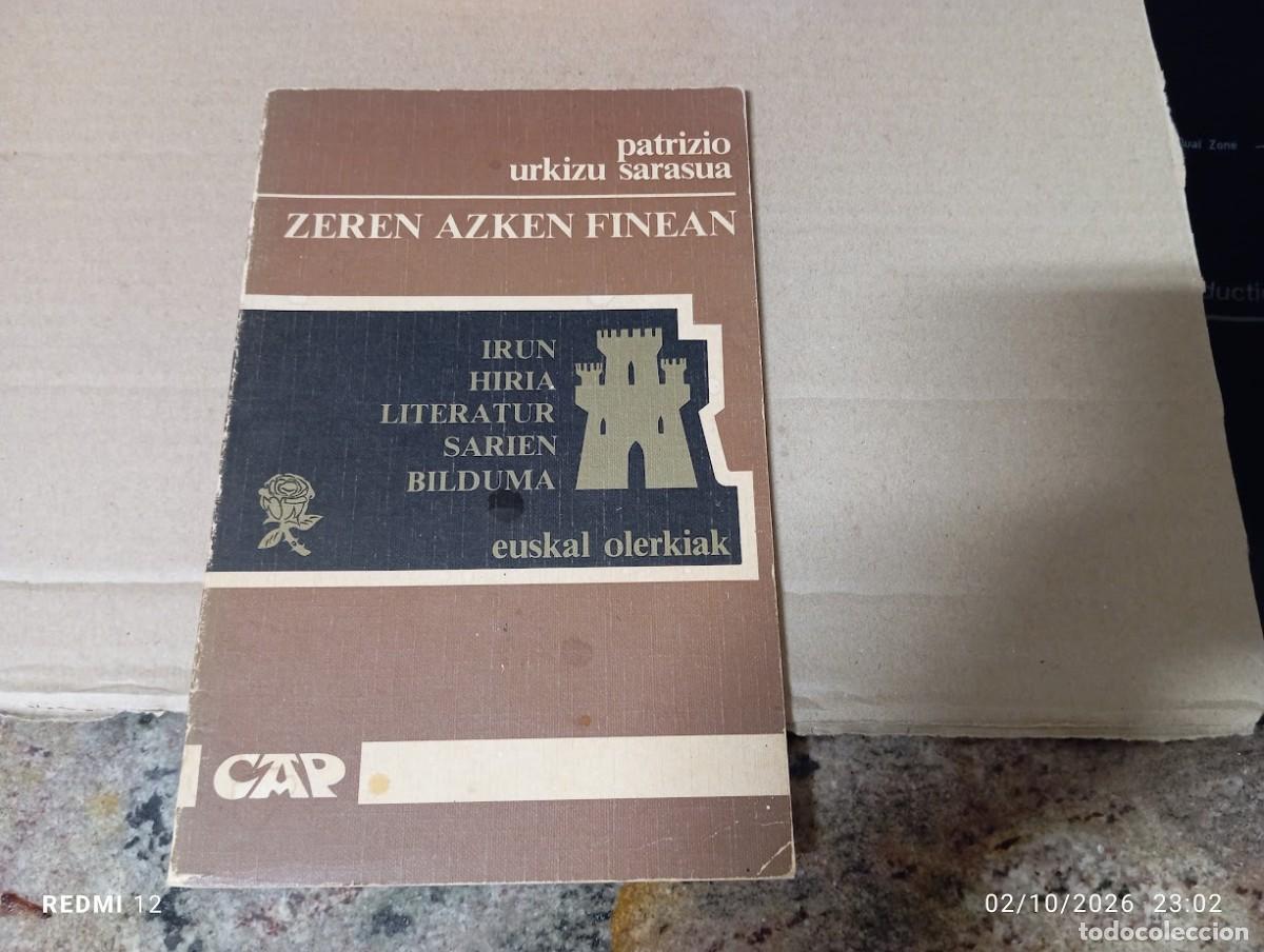 Libros: IRUN HIRIA LITERATUR SARIEN BILDUMA / EUSKAL OLERKIAK / PATRIZIO URKIZU SARASUA