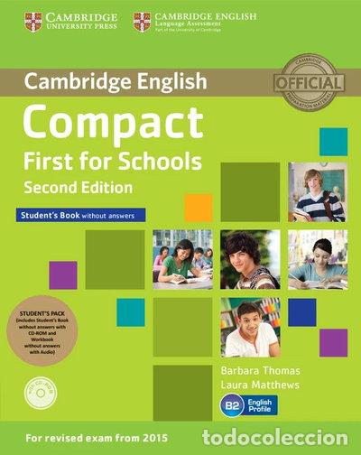 Libros: Compact First for Schools Students Pack- 9781107415584 - Foto 1