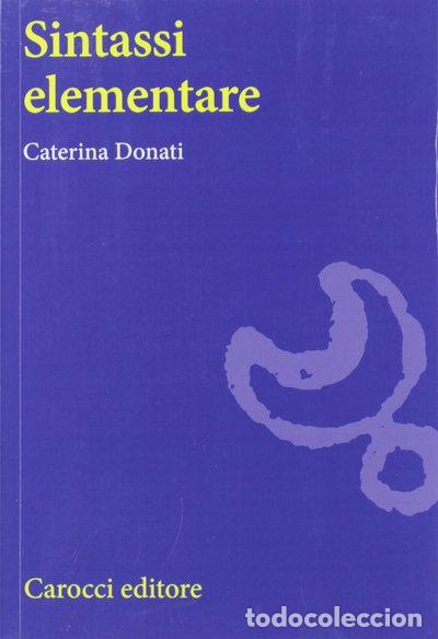 Libros: Sintassi elementare- 9788843023936