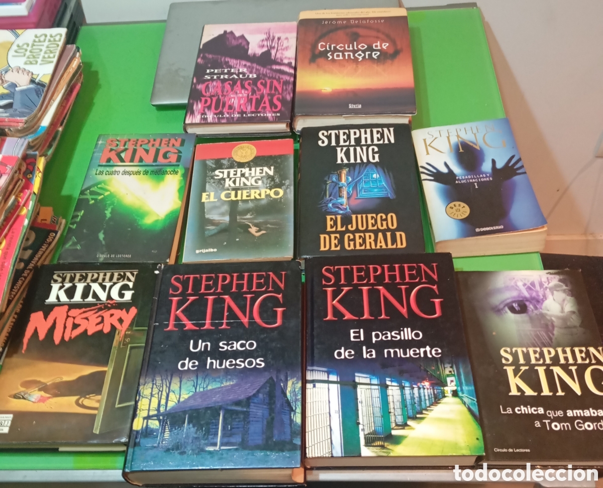 Libros: Megalote 9 Libros TERROR e INTRIGA - Stephen King (7 Tomos), Peter Straub y J&eacute;r&ocirc;me Delafosse