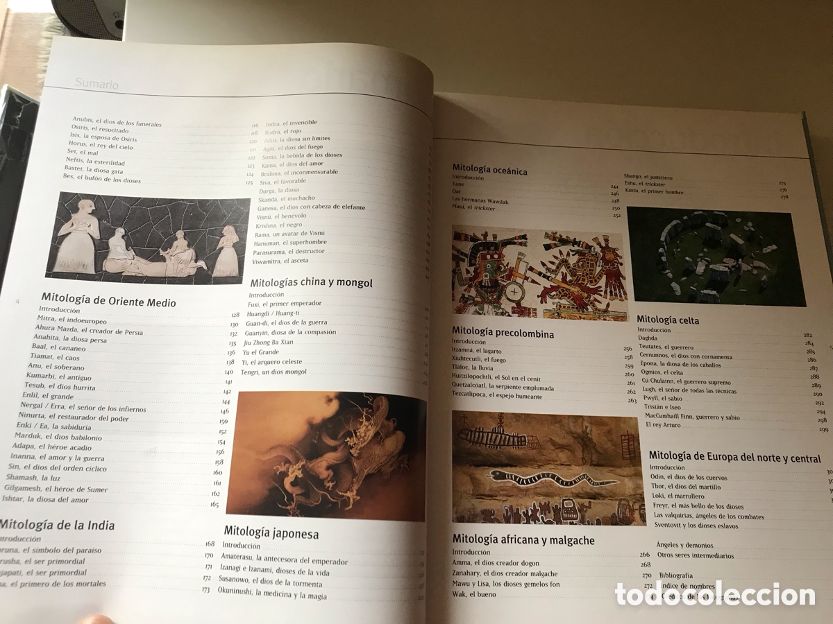 Libros: Mitos y divinidades de los cinco continentes. Fernand Comte. Larousse - Foto 5