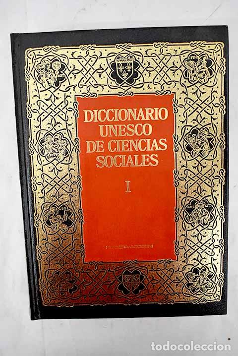 B&uuml;cher: Diccionario Unesco de ciencias sociales, tomo I