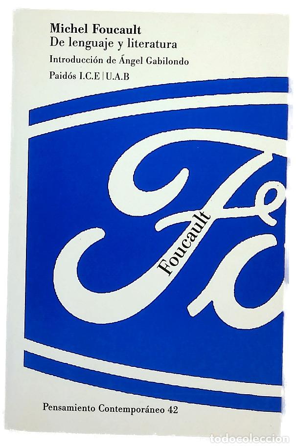 Libros: De Lenguaje Y Literatura - Foucault, Michel