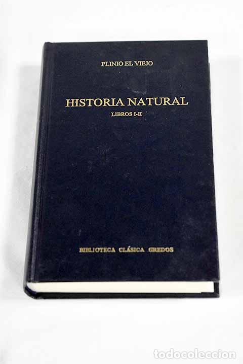 books: Historia natural, tomo I.- Plinio Segundo, Cayo