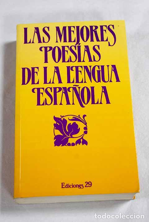Libros: Las mejores poes&iacute;as de la lengua espa&ntilde;ola