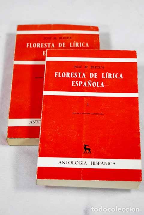 Libros: Floresta de l&iacute;rica espa&ntilde;ola - Foto 1