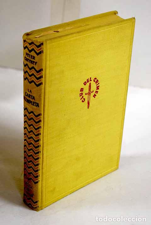 Livros em segunda m&atilde;o: La carta incompleta: Cheyney, Peter.- Cheyney, Peter