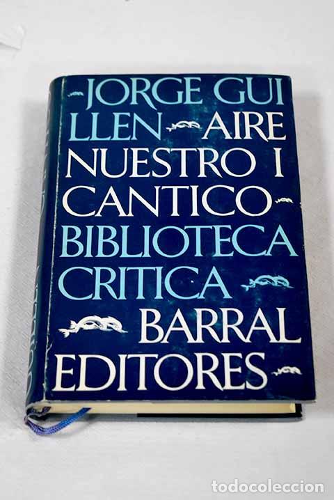 Libros: Aire nuestro, tomo I.- Guill&eacute;n, Jorge