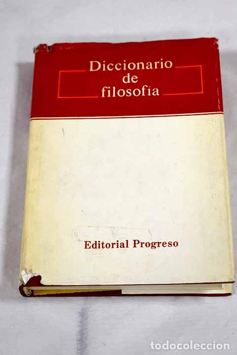 Libri di seconda mano: Diccionario de filosofia