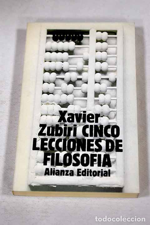 Libros: Cinco lecciones de filosof&iacute;a.- Zubiri, Xavier - Foto 1