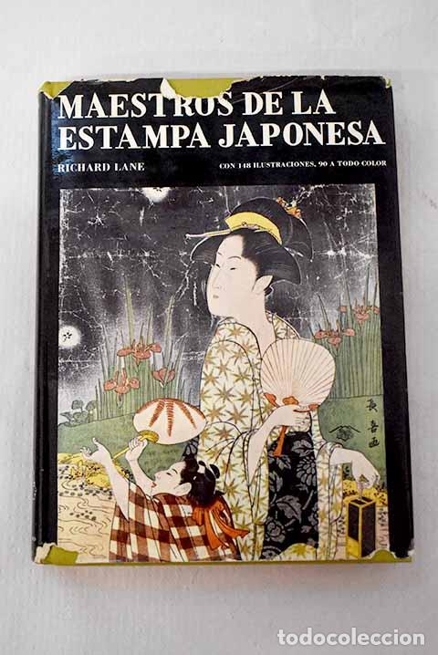 Livros em segunda m&atilde;o: Maestros de la estampa japonesa: Su mundo y su obra.- Lane, Richard