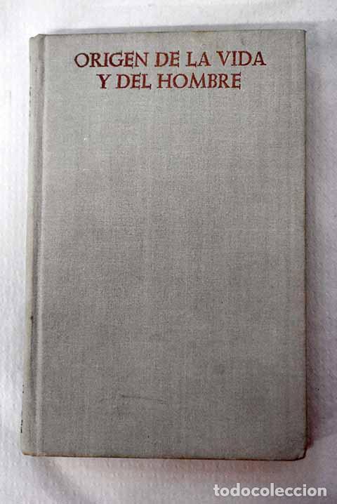 Libros: Origen de la vida y del hombre.- Haas, Adolf - Foto 1