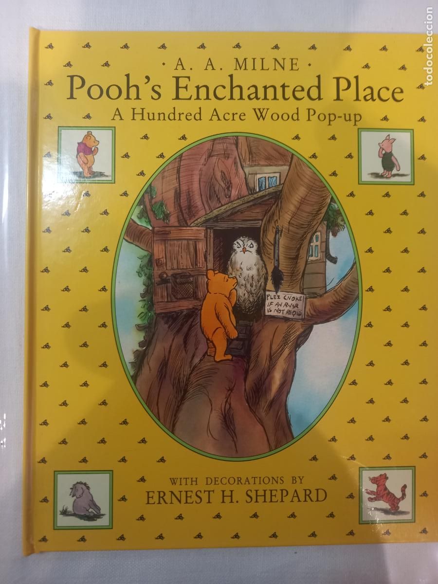books: Pooh's Enchanted Place A Hundred Acre Wood Pop-Up / A. A. Milne with decorations by E. Shepard.