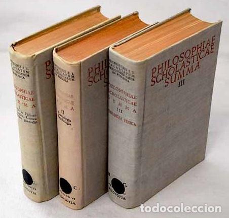 Libros: Philosophiae scholasticae summa.- Salcedo, Leovigildo