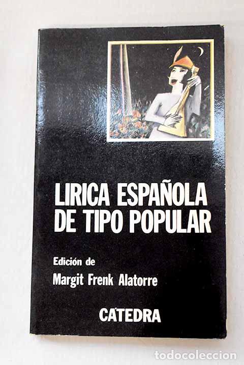 Livres: L&iacute;rica espa&ntilde;ola de tipo popular: edad media y renacimiento