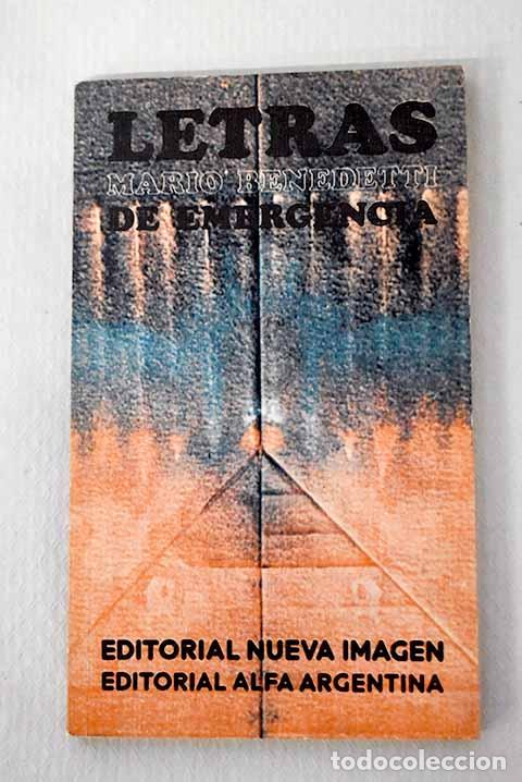 Libros: Letras de emergencia.- Benedetti, Mario