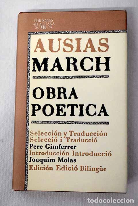books: Obra po&eacute;tica: March, Ausias.- March, Ausias