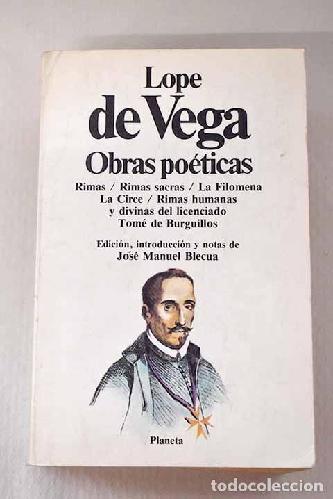 Livros em segunda m&atilde;o: Obras po&eacute;ticas: Vega, Lope de.- Vega, Lope de