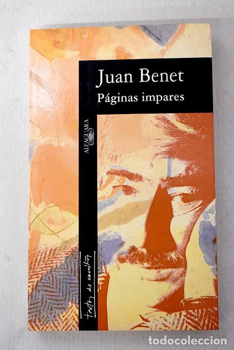 Libros: P&aacute;ginas impares: Benet, Juan.- Benet, Juan - Foto 1
