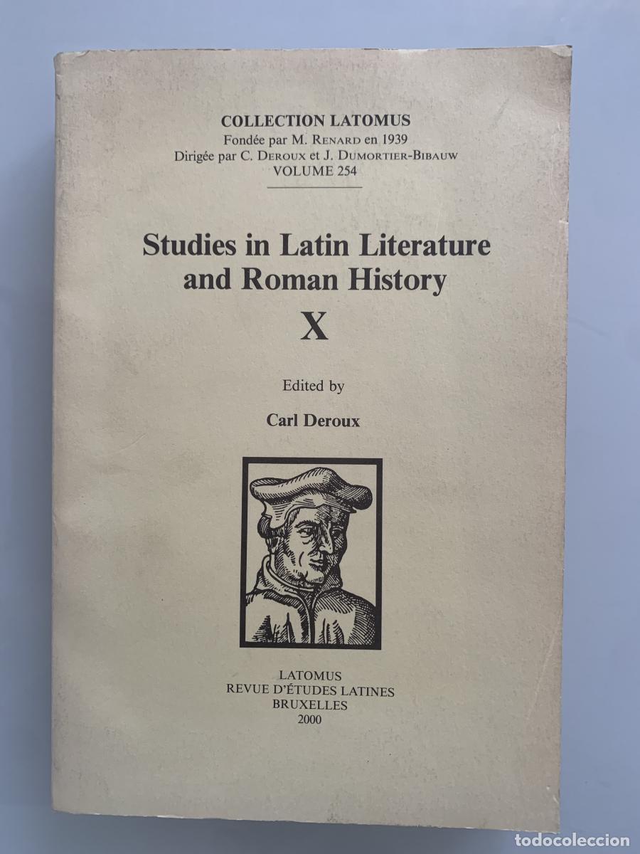 Libros: STUDIES IN LATIN LITERATURE AND ROMAN HISTORY X - Carl Deroux (Ed)