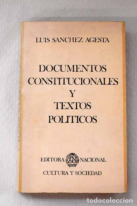 Libros: Documentos constitucionales y textos pol&iacute;ticos - Foto 1