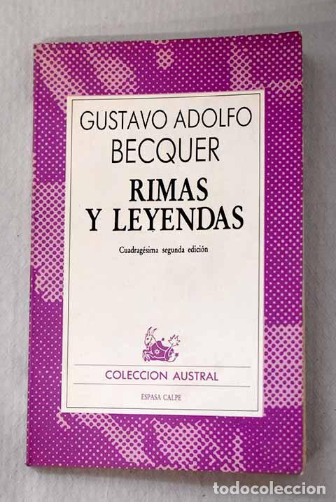 Libros: Rimas: y Leyendas: B&eacute;cquer, Gustavo Adolfo.- B&eacute;cquer, Gustavo Adolfo