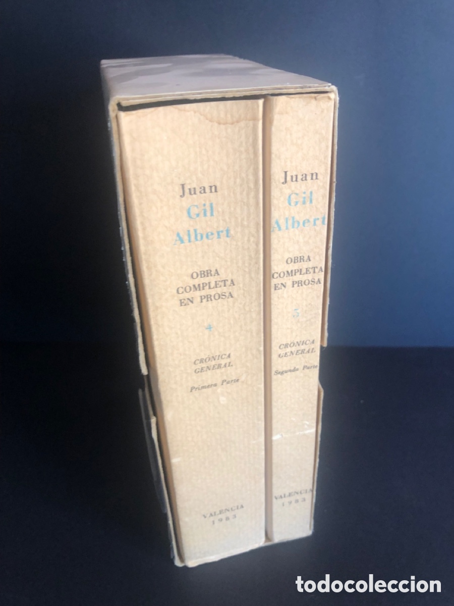 Libros: &rdquo;Obra completa en prosa, tomos 4 y 5: Cr&oacute;nica general&rdquo; de Juan Gil-Albert - Foto 2