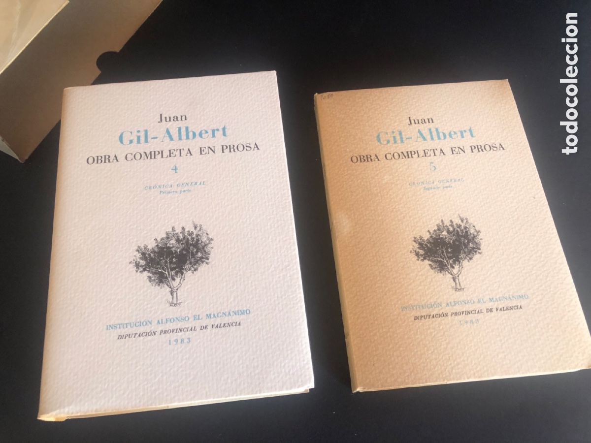 Libros: &rdquo;Obra completa en prosa, tomos 4 y 5: Cr&oacute;nica general&rdquo; de Juan Gil-Albert - Foto 3