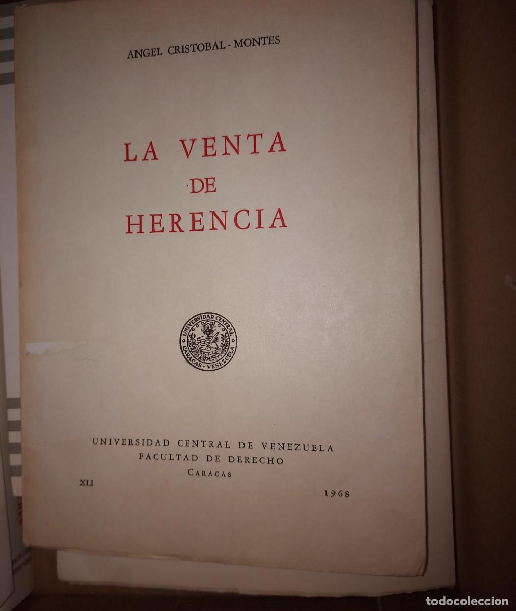 Libros: La venta de herencia, de Angel Cristobal Montes