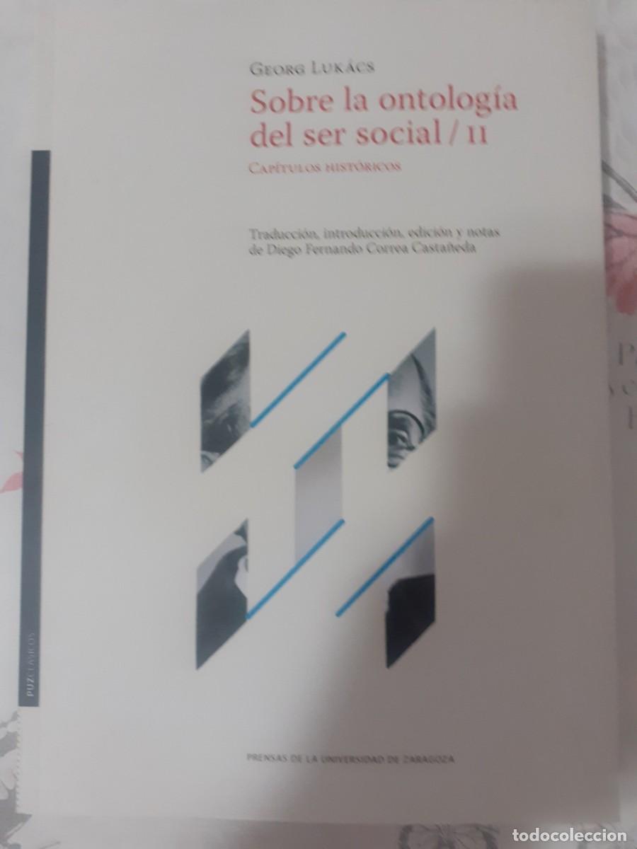 Libros: SOBRE LA ONTOLOGIA DEL SER SOCIAL/ II -- GEORG LUKACS --