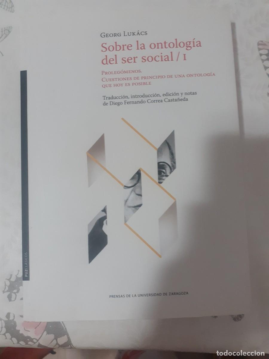 Libros: SOBRE LA ONTOLOGIA DEL SER SOCIAL/ I -- GEORG LUKACS--